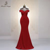 Pink Mermaid Elegance Off Shoulder Evening Dress ATHLEXES