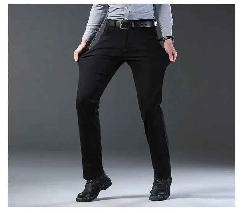 Wthinlee Men's Classic Stretch Denim Trousers ATHLEXES