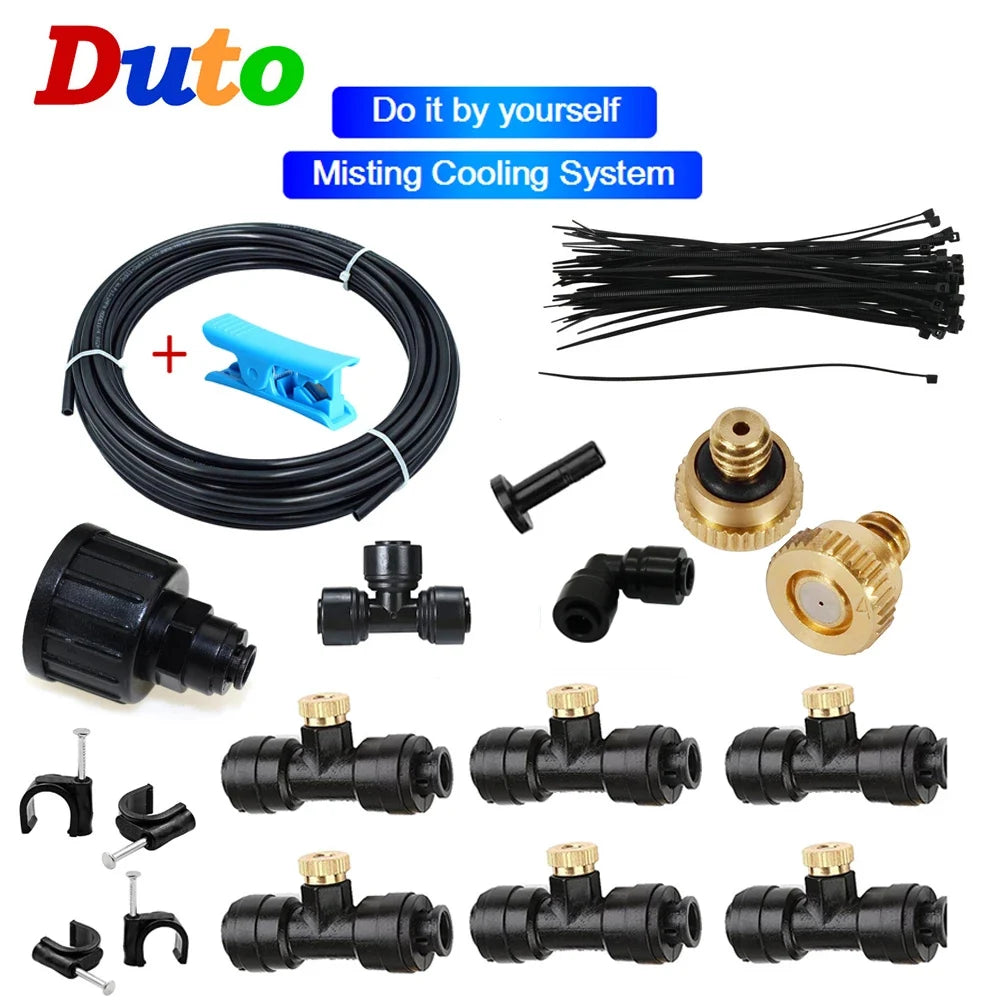 Brass Misting Nozzle Cooling System with Quick Connectors ATHLEXES