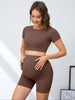 Maternity Seamless Workout Top and Legging Set ATHLEXES