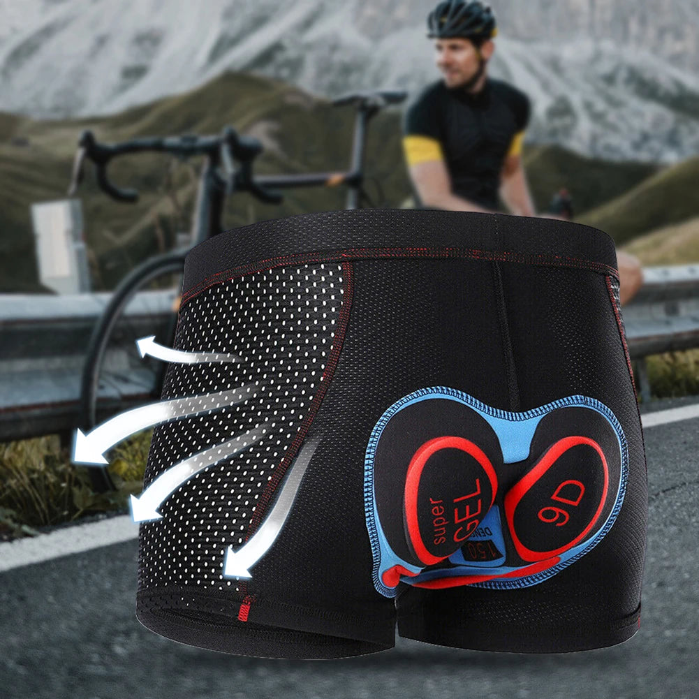 Men's Breathable Gel Pad Cycling Shorts Trousers ATHLEXES
