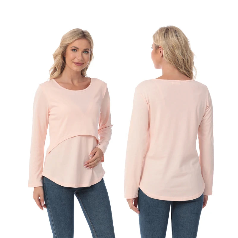 Maternity Comfort Stretch Tee for Breastfeeding ATHLEXES