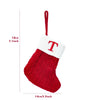 Festive Knitted Christmas Letter Stockings 2024 ATHLEXES