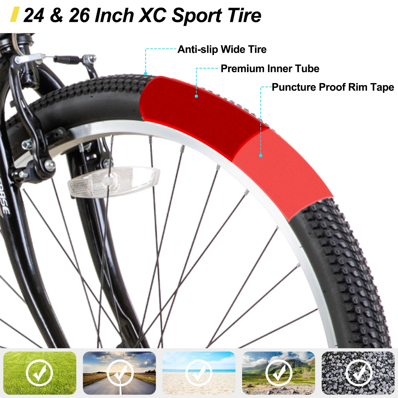 Hiland Adventure 21 Speed Mountain Bike ATHLEXES