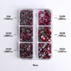 GlamCrystal 1540Pcs Hotfix Glass Rhinestones Set SS6-SS30 ATHLEXES