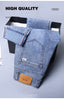 Light Blue Slim Fit Stretch Jeans for Men ATHLEXES
