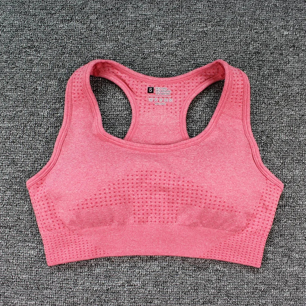 Seamless DotFit Women's Support Sports Bra ATHLEXES