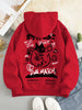 Chic Cat Print Hoodie for Women ATHLEXES