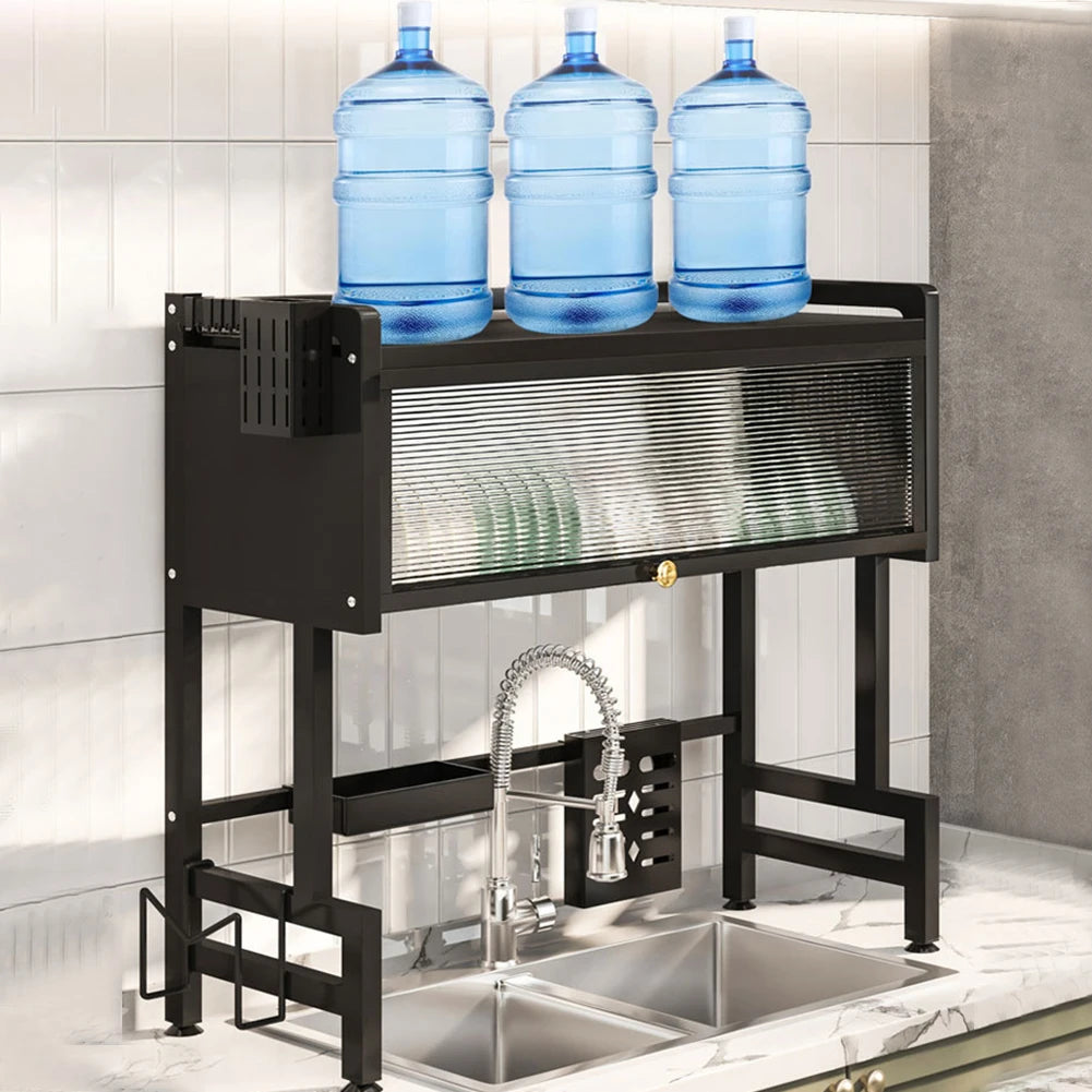 VAKIND Over Sink Dish Drying Rack Organizer ATHLEXES