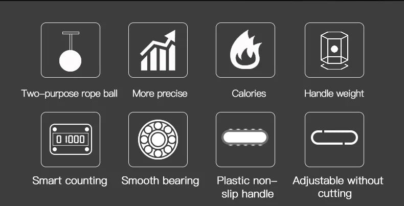 PrecisionPro 2 In 1 Skipping Rope with Counter ATHLEXES