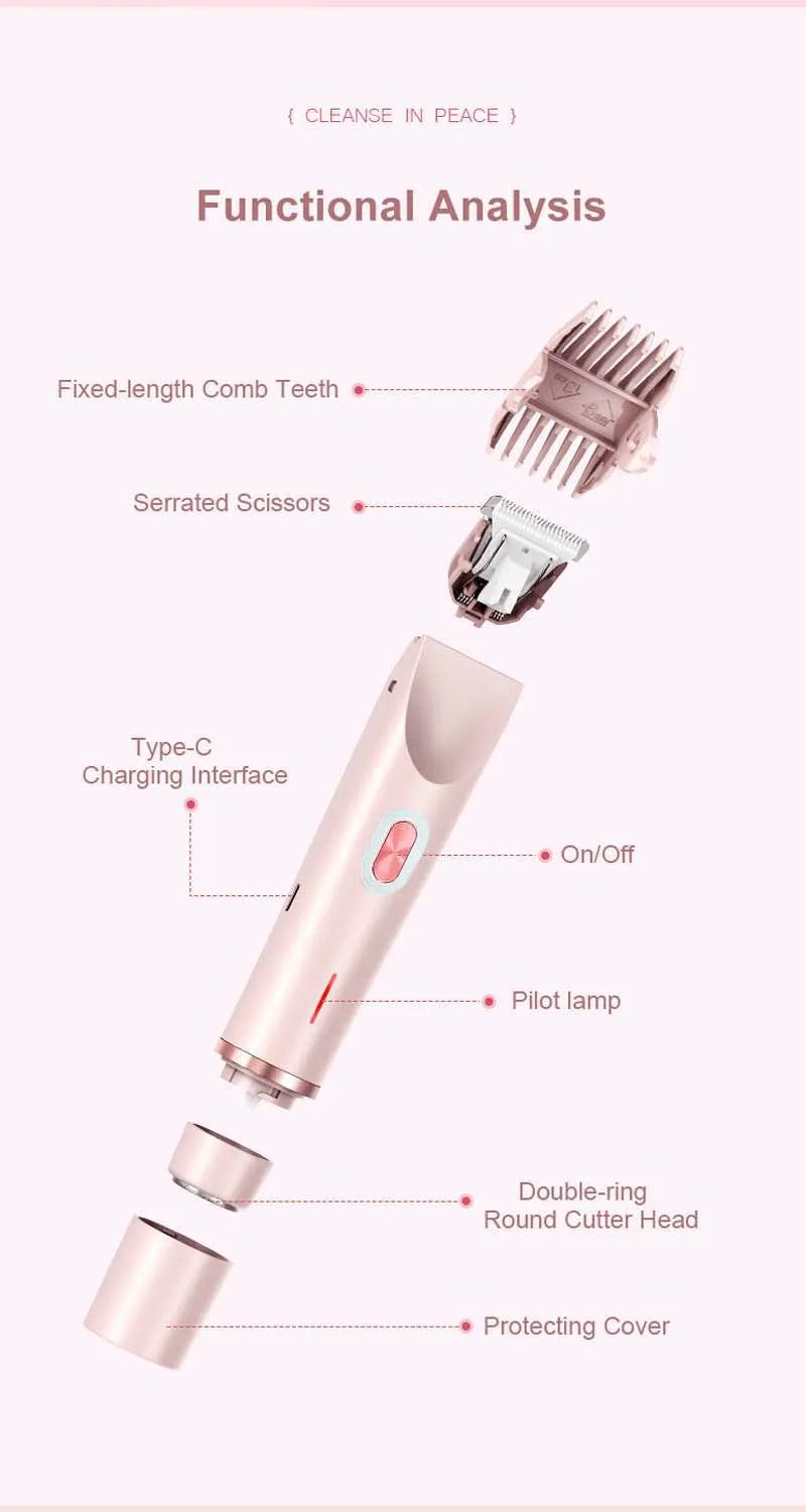 Rofaele Premium Waterproof Dual Head Shaver ATHLEXES