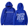 Faith Over Fear Inspirational Graphic Hoodie ATHLEXES