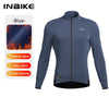 INBIKE Men's Thermal Fleece Cycling Jacket with Pockets ATHLEXES