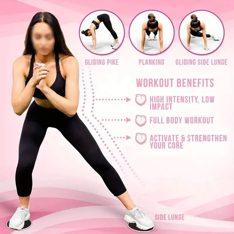 CoreFlow Yoga Sliding Discs for Fitness Training ATHLEXES