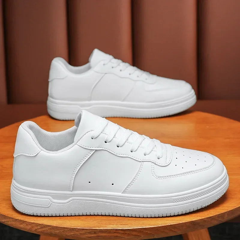 Cozok Breathable White Casual Sneakers for Men ATHLEXES