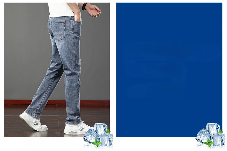 Classic Fit Men's Slim Stretch Denim Jeans ATHLEXES