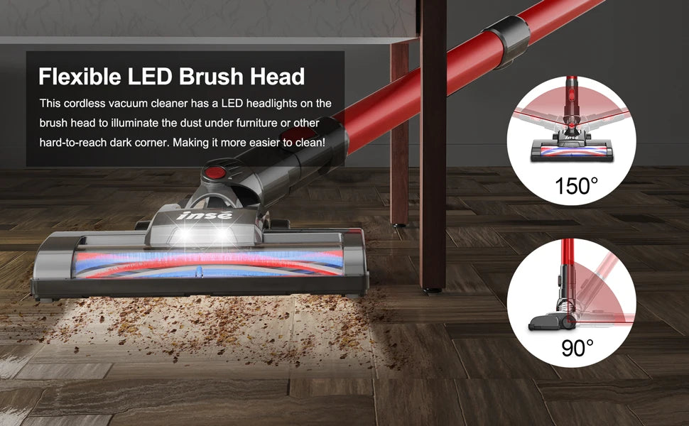 Inse PowerClean Cordless Vacuum Cleaner ATHLEXES
