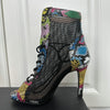 Hollow Mesh Peep Toe Stilettos: Summer High Heel Fashion ATHLEXES