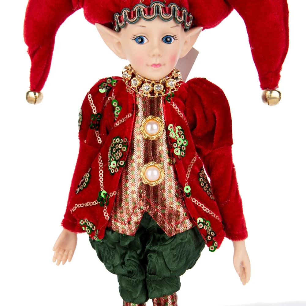 Festive Elf Plush Doll: Christmas Tree Ornament Gift ATHLEXES