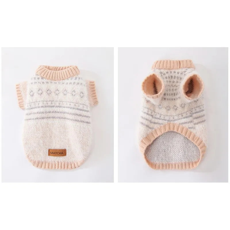 Luxury Fleece Sweater for Dogs and Cats - Chic Autumn Attire ATHLEXES