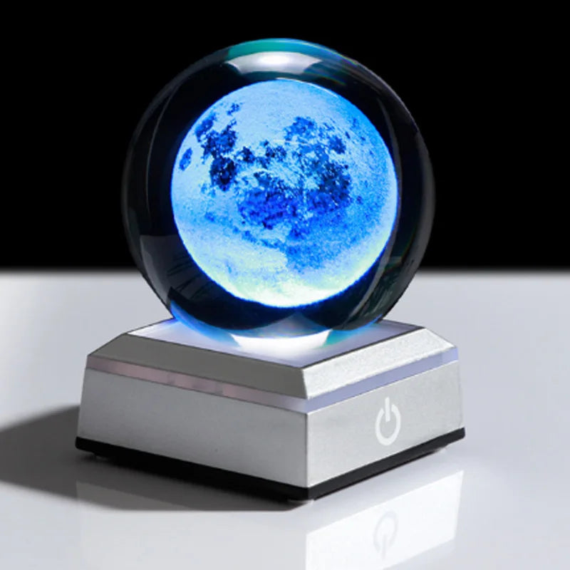 Galactic Wonders 3D Crystal Planet Sphere Decor ATHLEXES