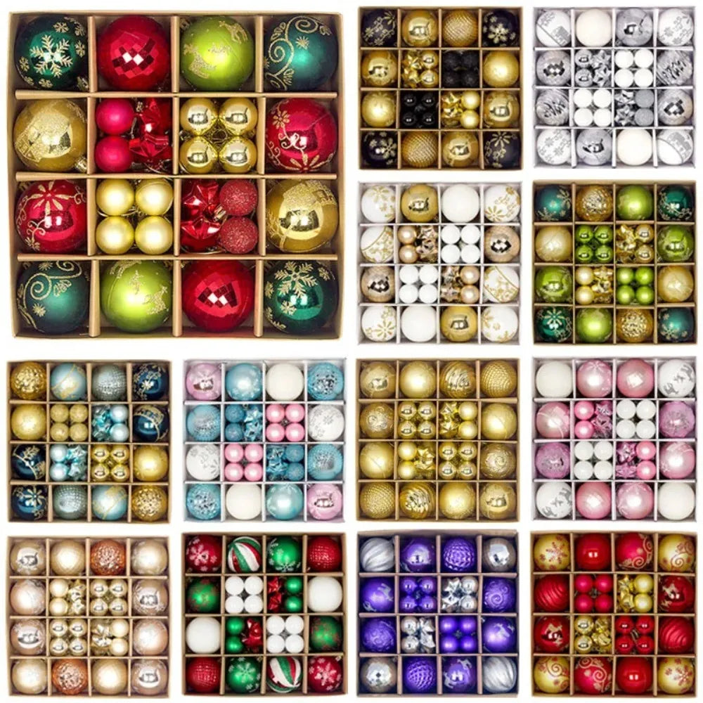 Charming 44Pcs Christmas Ball Ornament Collection ATHLEXES