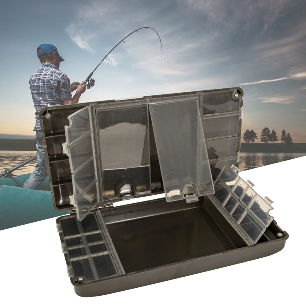 Carp Fishing Organizer Box with Magnetic 27 Grid System ATHLEXES