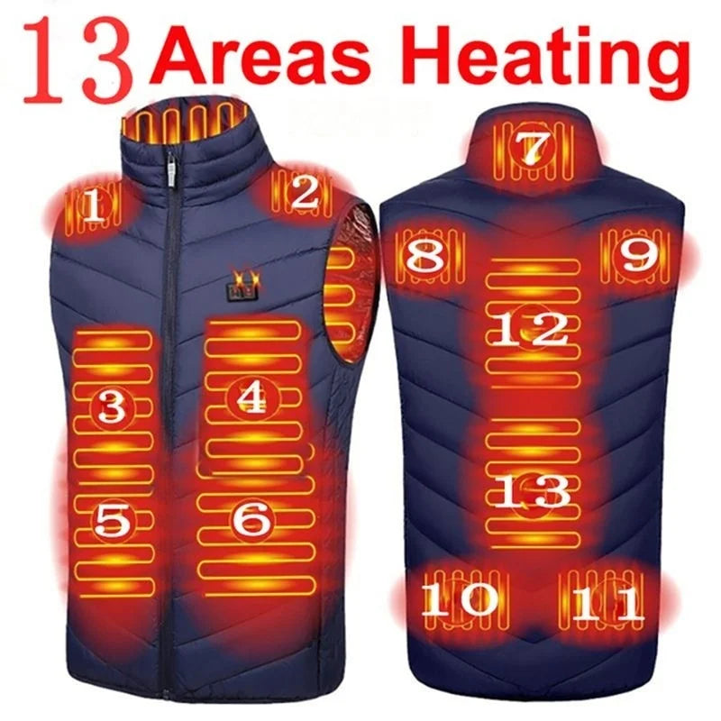 9-Zone USB Electric Heated Vest ATHLEXES
