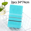WheatEar Quick Dry Cotton Towels 2pcs Set ATHLEXES
