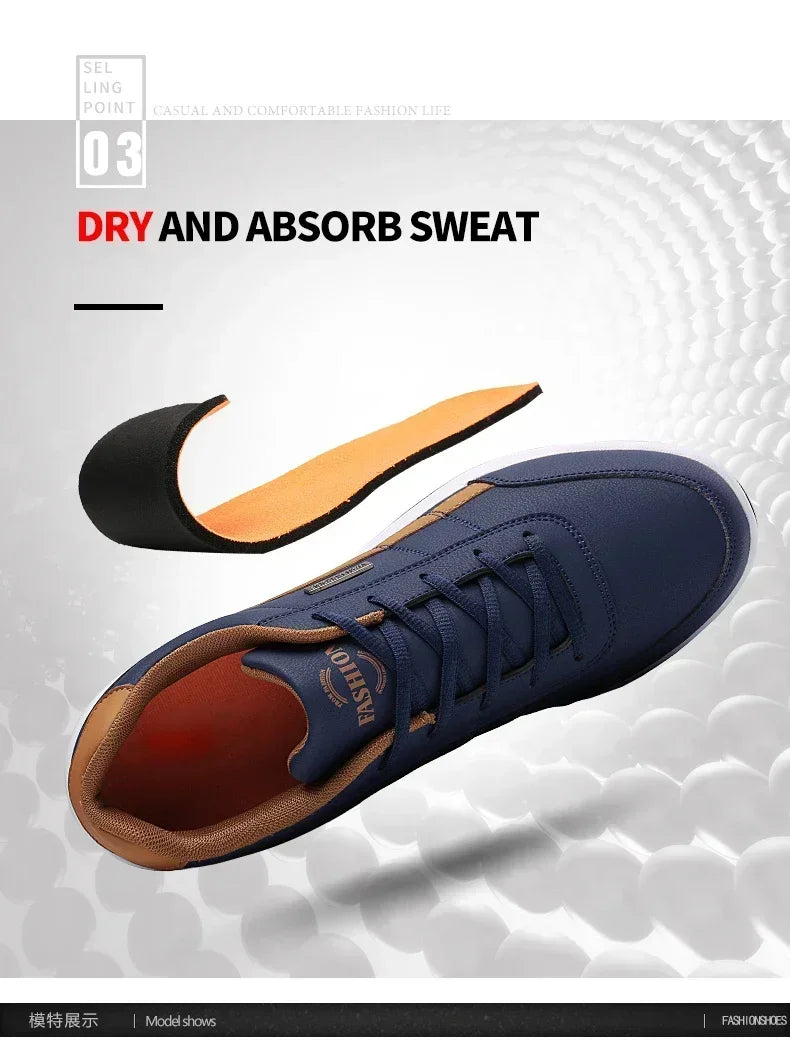 Vulcanized Comfort Waterproof Menâ??s Sneakers ATHLEXES