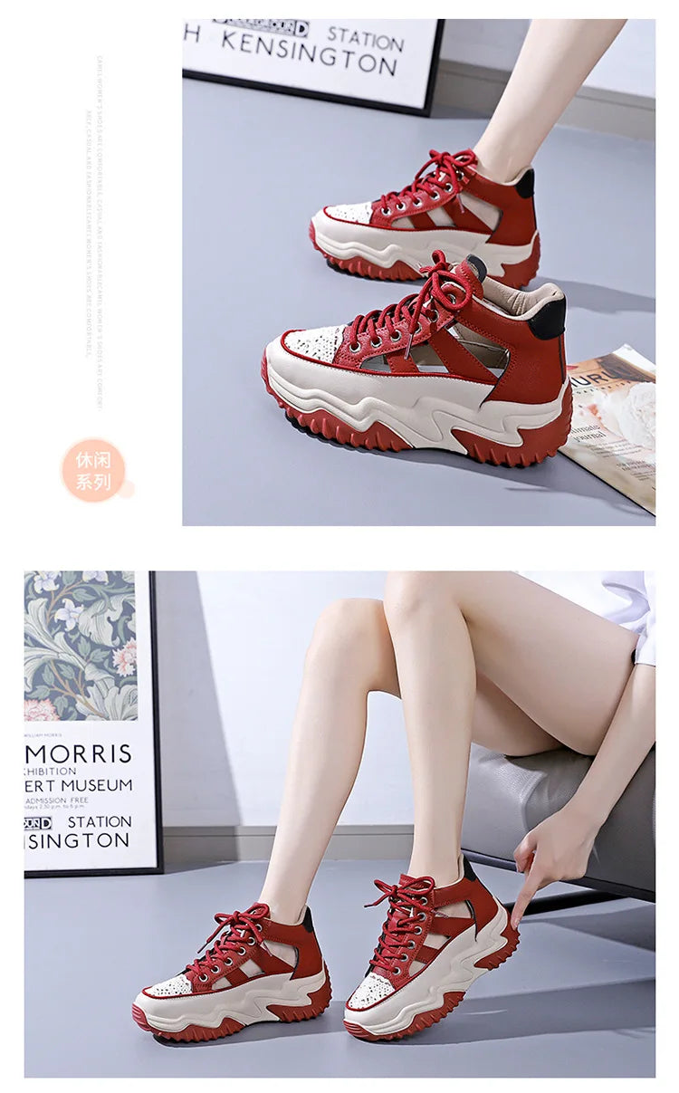 Trendy Womenâ??s Casual Sports Platform Sneakers 2023 ATHLEXES