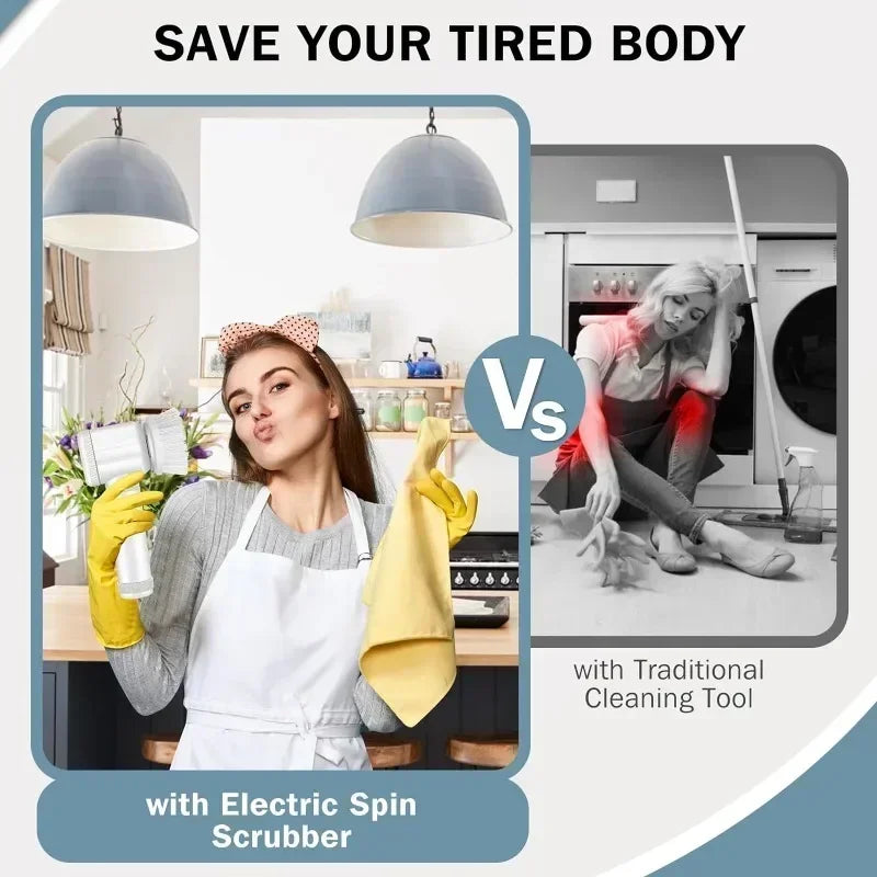 PowerClean Electric Spin Scrubber Tool ATHLEXES