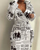 Plaid Hoodie Dress with Drawstring Detail ATHLEXES