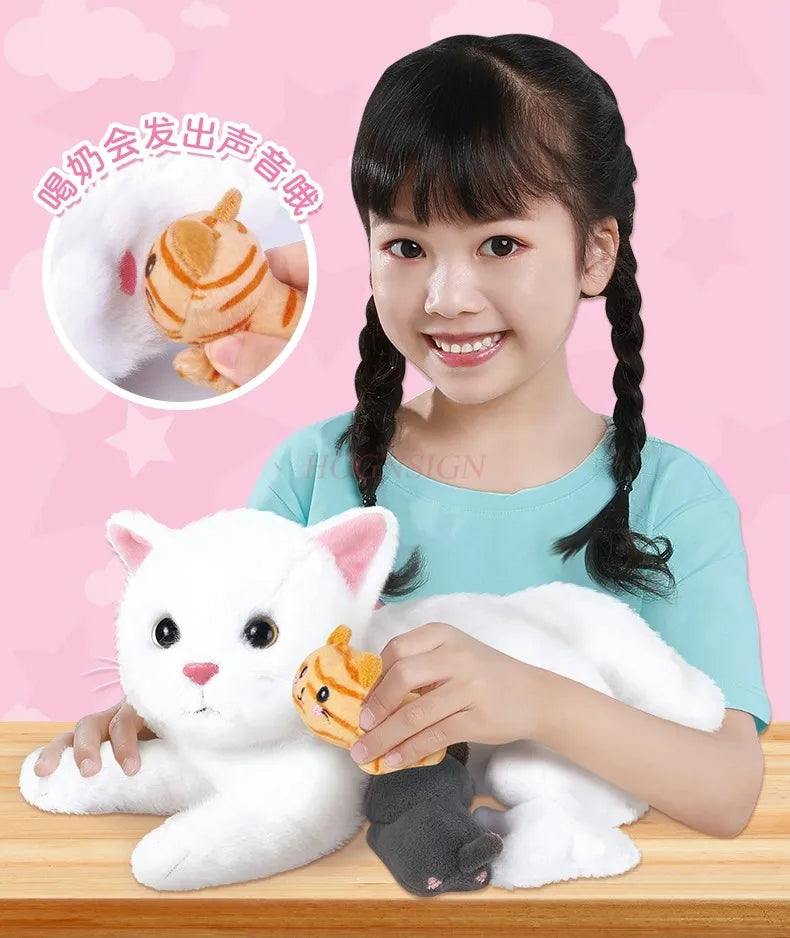 Talking Plush Cat Toy with Sound and Light ATHLEXES