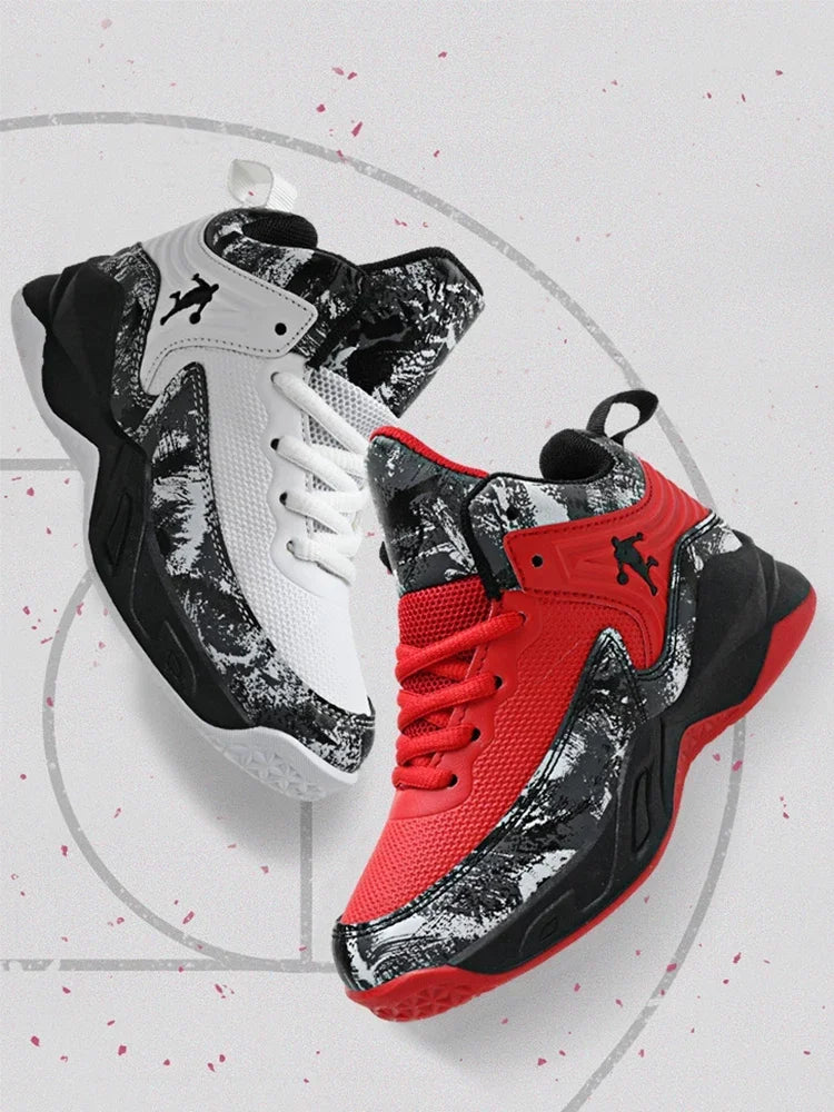 2024 Boys' Thick Sole Basketball Sneakers for Kids ATHLEXES