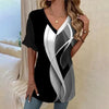 WaveCurve 3D Print V-Neck Tee ATHLEXES
