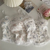 Floral Lace Back Camisole for Summer Elegance ATHLEXES