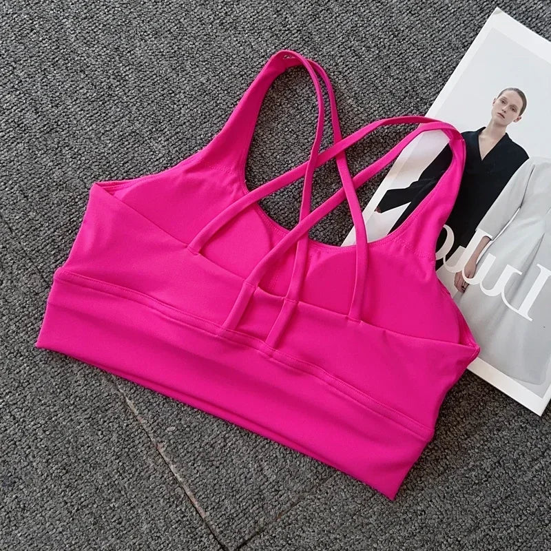 ActiveFit Cross Back Yoga Sports Bra ATHLEXES