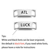 Luxury Personalized Shoe Lace Buckles with Engraved Text ATHLEXES
