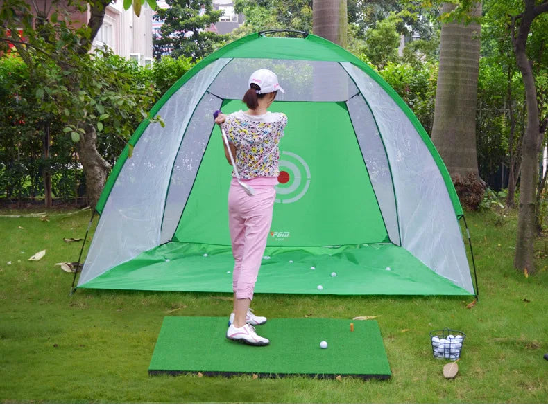 PGM Portable Golf Practice Tent Net System ATHLEXES
