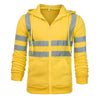 Reflective Fleece Hoodie Jacket for Sanitation Workers ATHLEXES