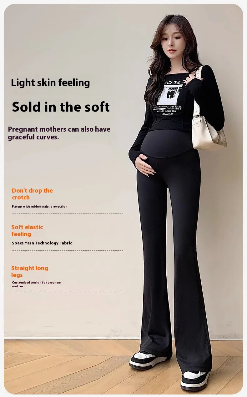 BellyComfort Flare Maternity Yoga Pants ATHLEXES