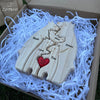 Personalized Wooden Bear Family Puzzle Decor Gift ATHLEXES