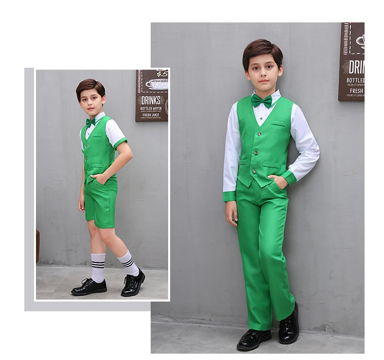 Chic Boys Formal Vest Suit Set for Special Occasions ATHLEXES