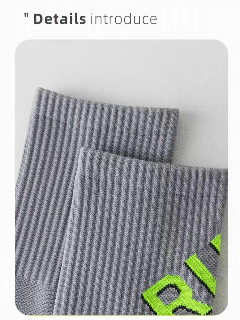VibrantStride Crew Running Socks for All Athletes ATHLEXES