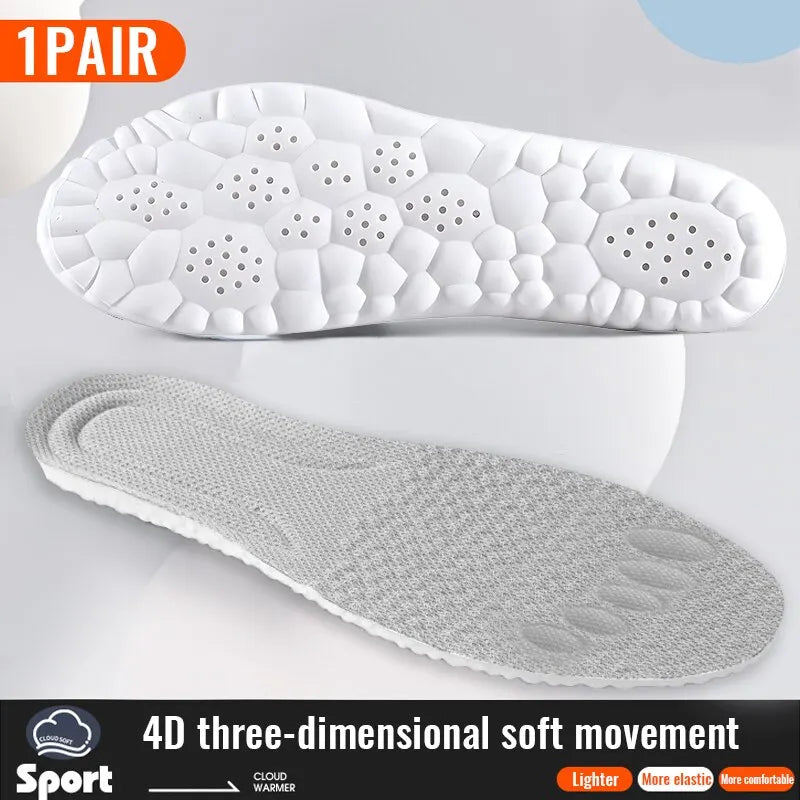 4D Breathable Sport Insoles for Ultimate Comfort ATHLEXES