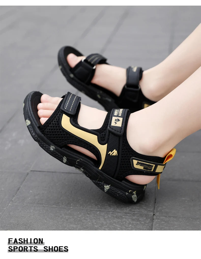 Trendy Kids Camouflage Beach Strap Sandals ATHLEXES