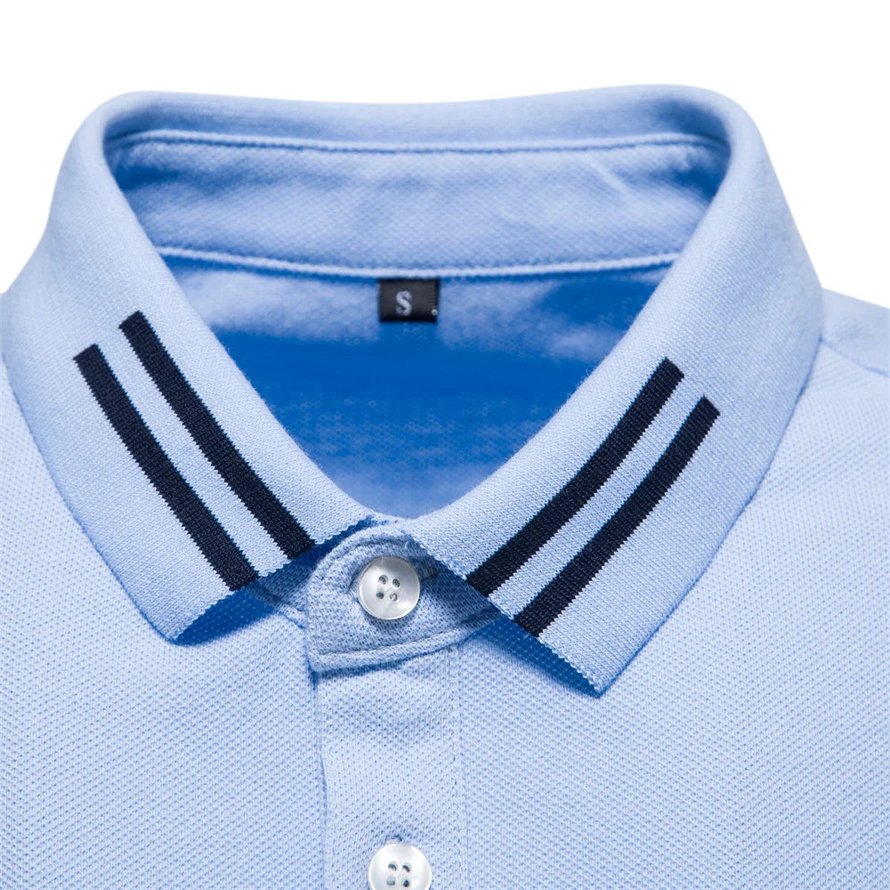 AIOPEON 100% Cotton Casual Men's Polo Shirt ATHLEXES