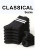 Premium Men's Striped Casual Socks Set ATHLEXES