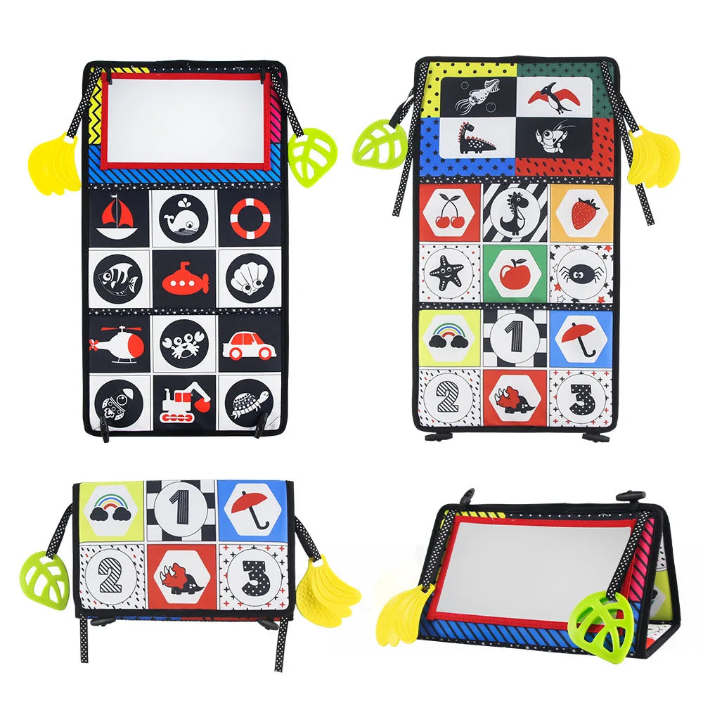 Interactive Baby Cloth Book with Mirror ATHLEXES